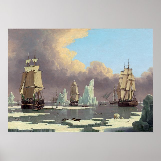 Northern Whale Fishery: "Swan" & "Isabella" Poster (Front)