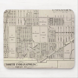 Northerneastern part of Indianapolis Mouse Pad