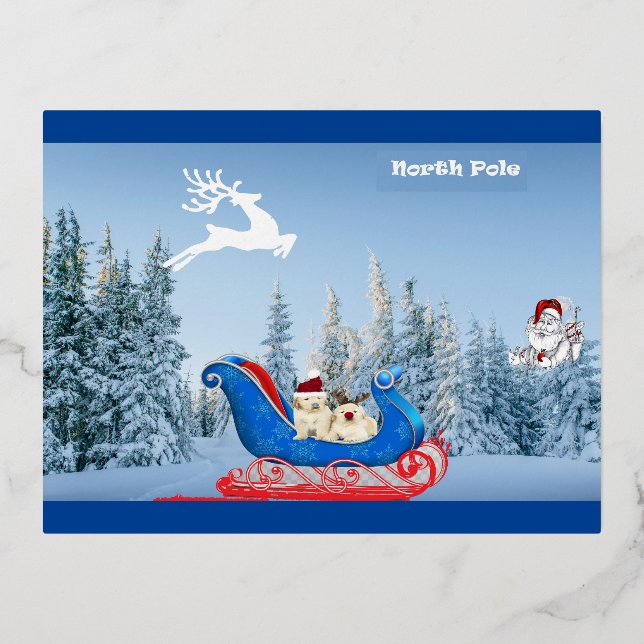 NorthPole Holiday Postcard  (Front)