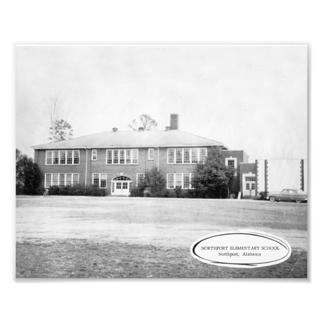 Northport Elementary around 1956 Photo Print (Front)