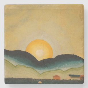Northport Harbor (1929) Arthur Dove Stone Coaster