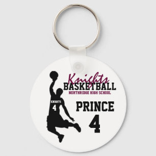 Northridge Basketball Personalised Keychain