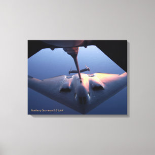 Northrop Grumman B-2 Spirit Stealth Aircraft Photo Canvas Print