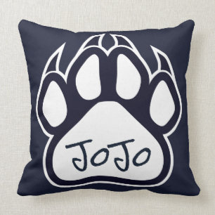 Northshore High School Panthers Pillow Navy White
