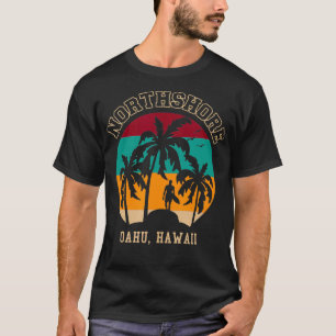 Northshore Oahu Hawaii Beaches Surfing Surfer Town T-Shirt