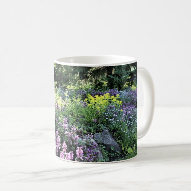 Northside Cottage Spring Rock Garden Coffee Mug (Front Right)