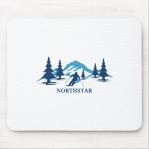 Northstar California Ski Resort Skiing Skier Mouse Pad