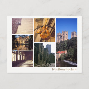 Northumberland multi-image postcard