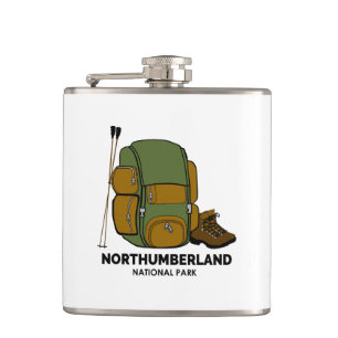 Northumberland National Park Backpack Hip Flask