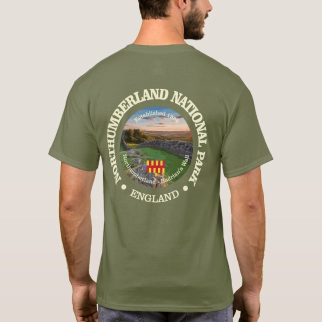 Northumberland National Park, England. T-Shirt (Back)