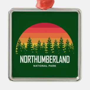 Northumberland National Park Metal Ornament