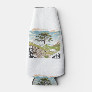 Northumberland National Park Sycamore Gap Tree Bottle Cooler