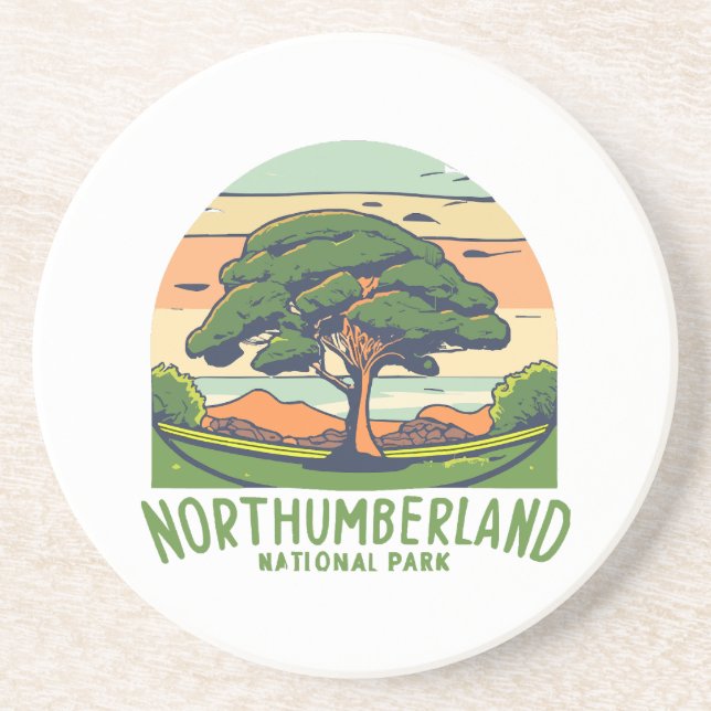 Northumberland National Park Sycamore Gap Tree Eng Coaster (Front)