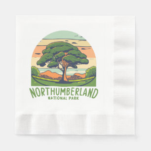 Northumberland National Park Sycamore Gap Tree Eng Napkin