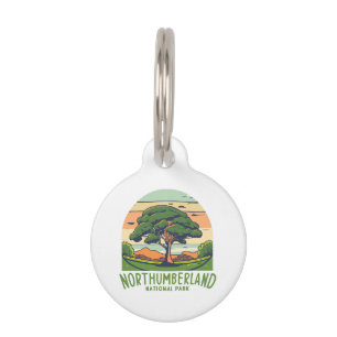 Northumberland National Park Sycamore Gap Tree Eng Pet Tag
