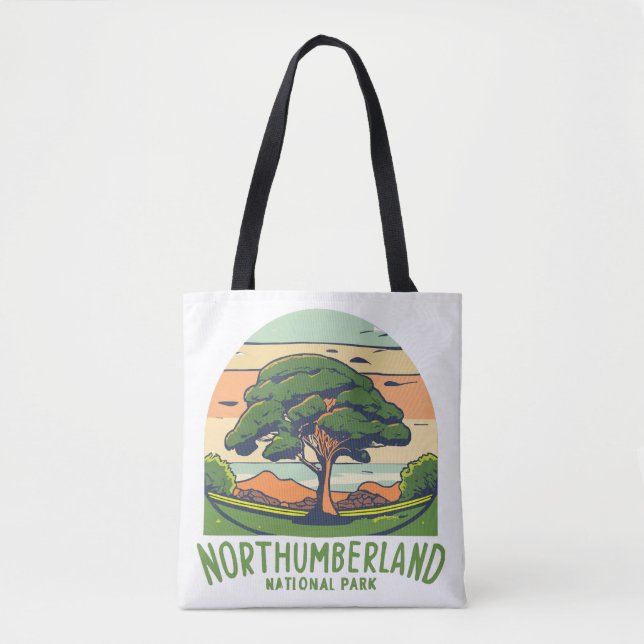 Northumberland National Park Sycamore Gap Tree Eng Tote Bag (Front)