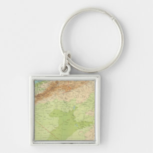 Northwest Africa with shipping routes Key Ring