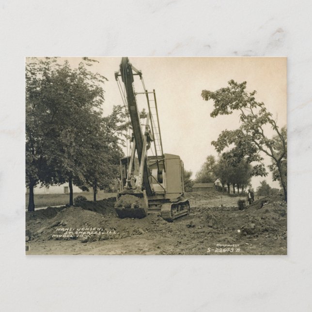 Northwest Crane and Shovel OPERATING ENGINEER 19 Postcard (Front)