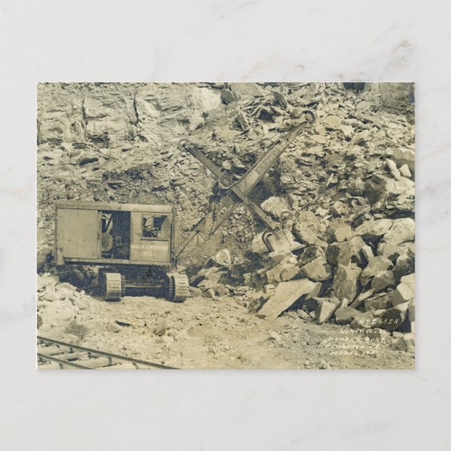 Northwest Crane and Shovel OPERATING ENGINEER 21 Postcard (Front)