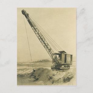 Northwest Crane and Shovel OPERATING ENGINEER 25 Postcard