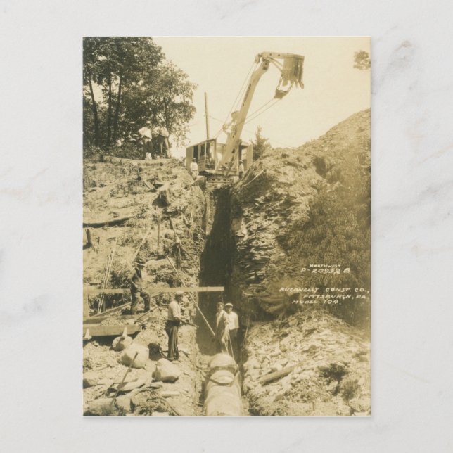 Northwest Crane and Shovel OPERATING ENGINEER 29 Postcard (Front)