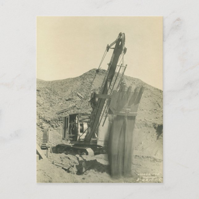 Northwest Crane and Shovel OPERATING ENGINEER 33 Postcard (Front)