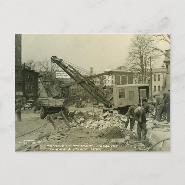 Northwest Crane and Shovel OPERATING ENGINEER 9 Postcard (Front)