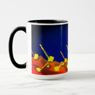 NORTHWEST CRANE AND SHOVEL OPERATING ENGINEER ART MUG
