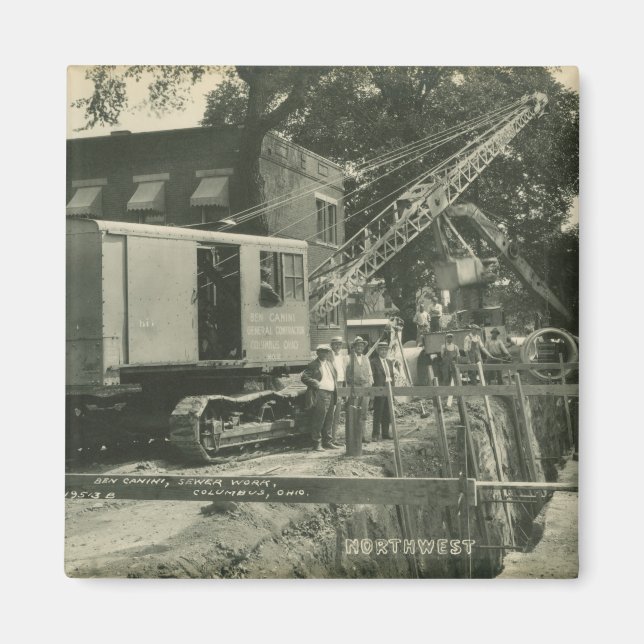 Northwest CRANE OPERATOR CABLE SHOVEL OPERATOR 38 Magnet (Front)