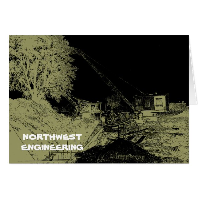 NORTHWEST ENGINEERING CRANE OPERATOR  DARK ART (Front Horizontal)
