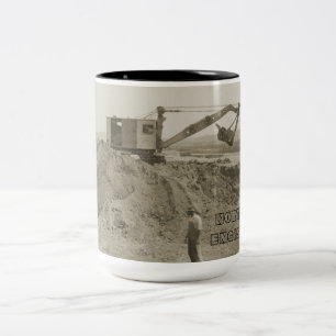 NORTHWEST ENGINEERING CRANE SHOVEL MUG EARLY