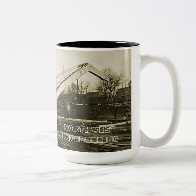 NORTHWEST ENGINEERING CRANE SHOVEL MUG EARLY (Right)
