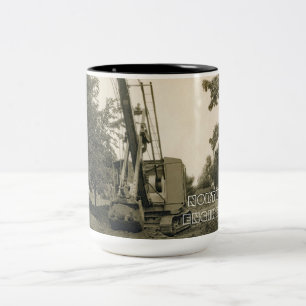 NORTHWEST ENGINEERING CRANE SHOVEL MUG EARLY