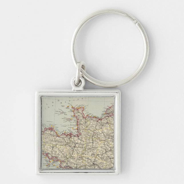 Northwest France 2 Key Ring (Front)