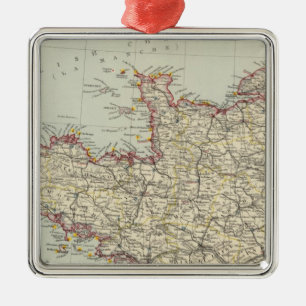 Northwest France 2 Metal Tree Decoration