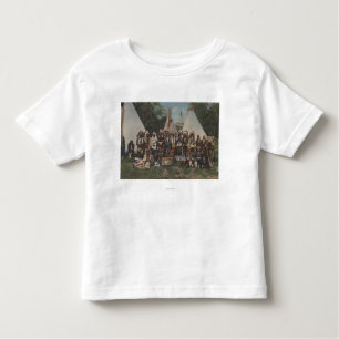Northwest Indians at a Pow Wow before War Toddler T-Shirt