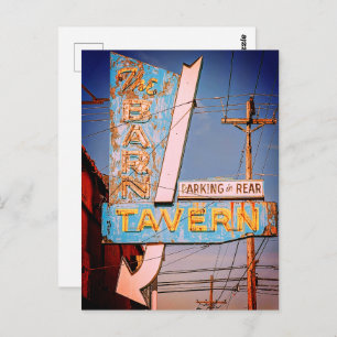 Northwest Neon: The Barn Postcard