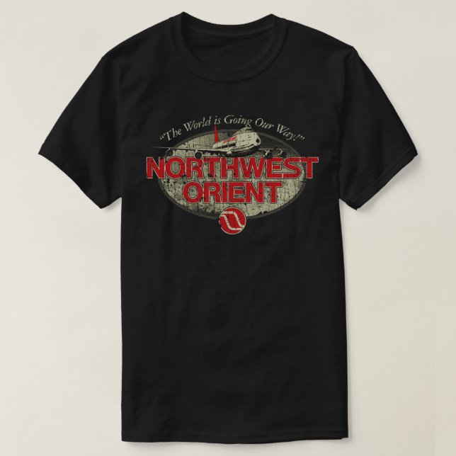 Northwest Orient Going Our Way 1969 T-Shirt (Design Front)