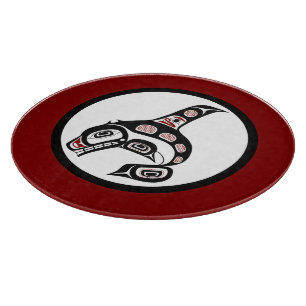 Northwest Pacific coast Haida art Killer whale Cutting Board