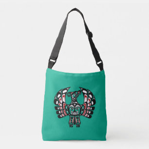 Northwest Pacific coast Haida art Thunderbird Crossbody Bag