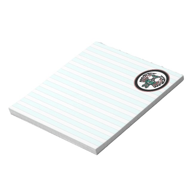 Northwest Pacific Coast Haida Art Thunderbird  Notepad (Rotated)