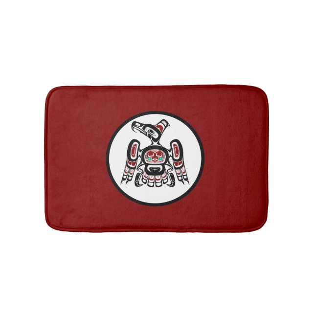 Northwest Pacific coast Kaigani Thunderbird Bath Mat (Front)