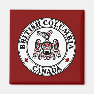 Northwest Pacific coast Kaigani Thunderbird BC Magnet