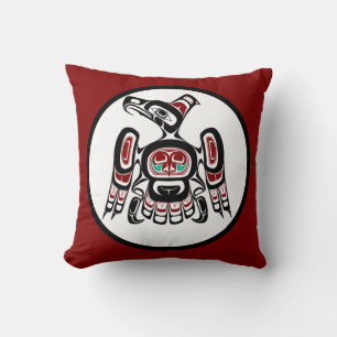 Northwest Pacific coast Kaigani Thunderbird Cushion