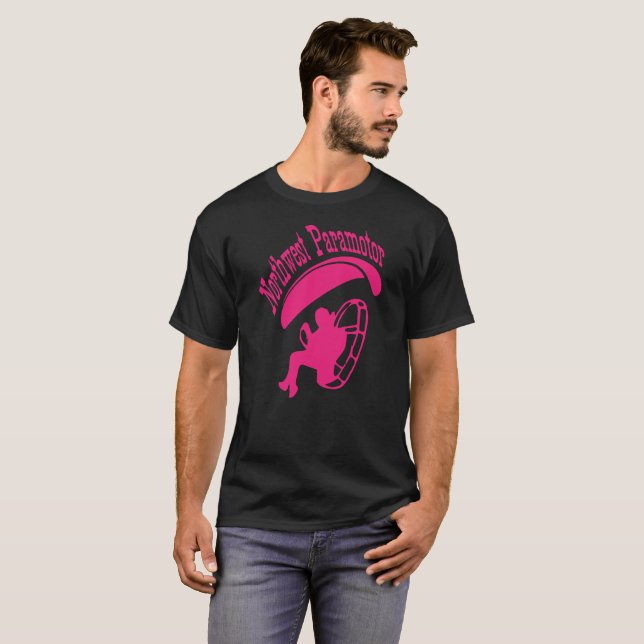 Northwest Paramotor Pink T-Shirt (Front Full)