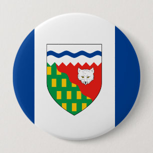 NORTHWEST TERRITORIES 10 CM ROUND BADGE
