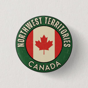 Northwest Territories Canada 3 Cm Round Badge
