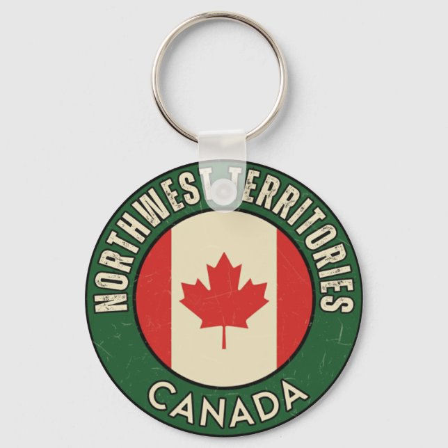 Northwest Territories Canada  Key Ring (Front)