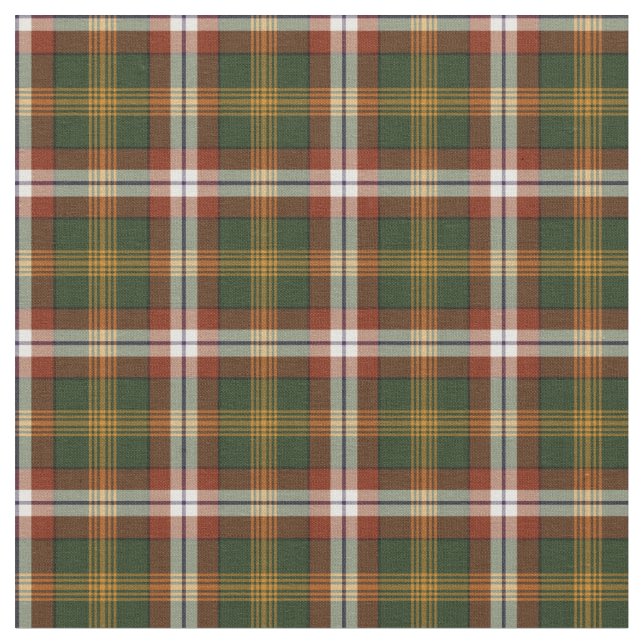 Northwest Territories Canada Tartan Fabric (Close Up)