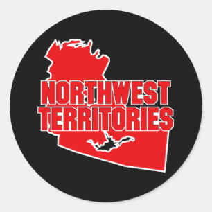 Northwest Territories Classic Round Sticker